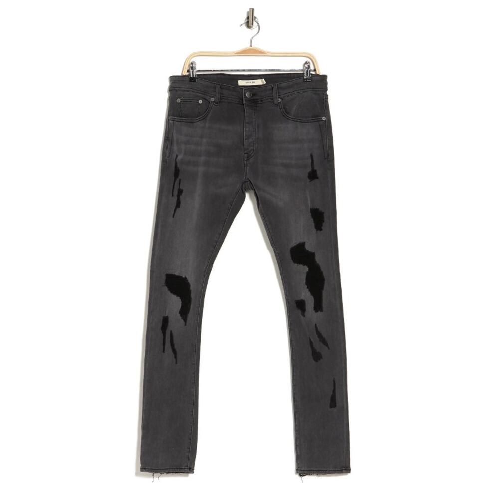 Strivers Row Tupelo Distressed Jeans Black Destroyed Knees